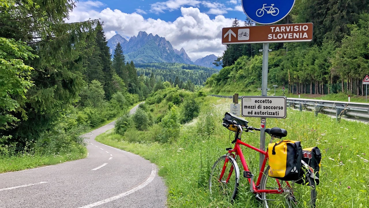 På cykel genom Alperna på Alpe Adria Cycle Trail
