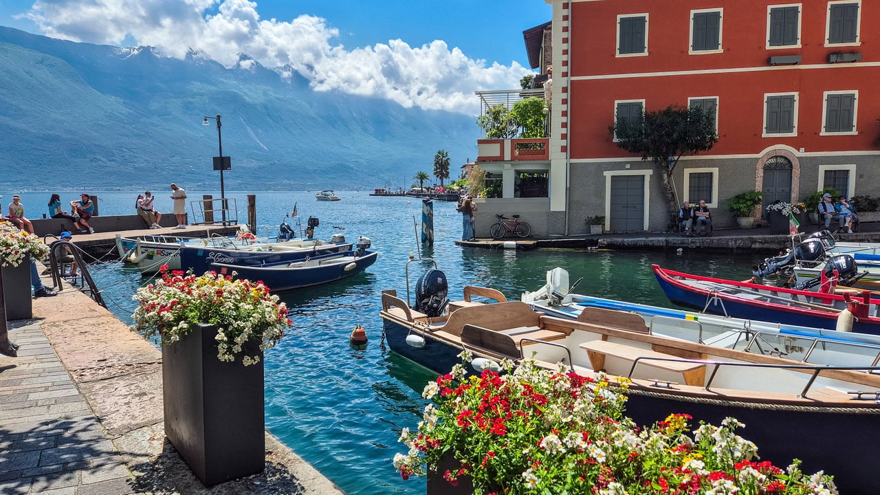 Limone vandring runt Gardasjön