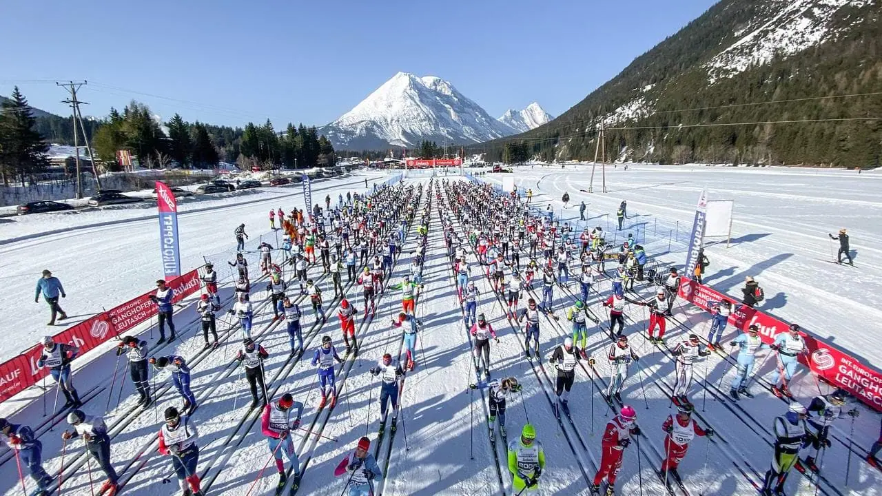 Ganghoferlauf Tjejlopp starta Leutasch region Seefeld