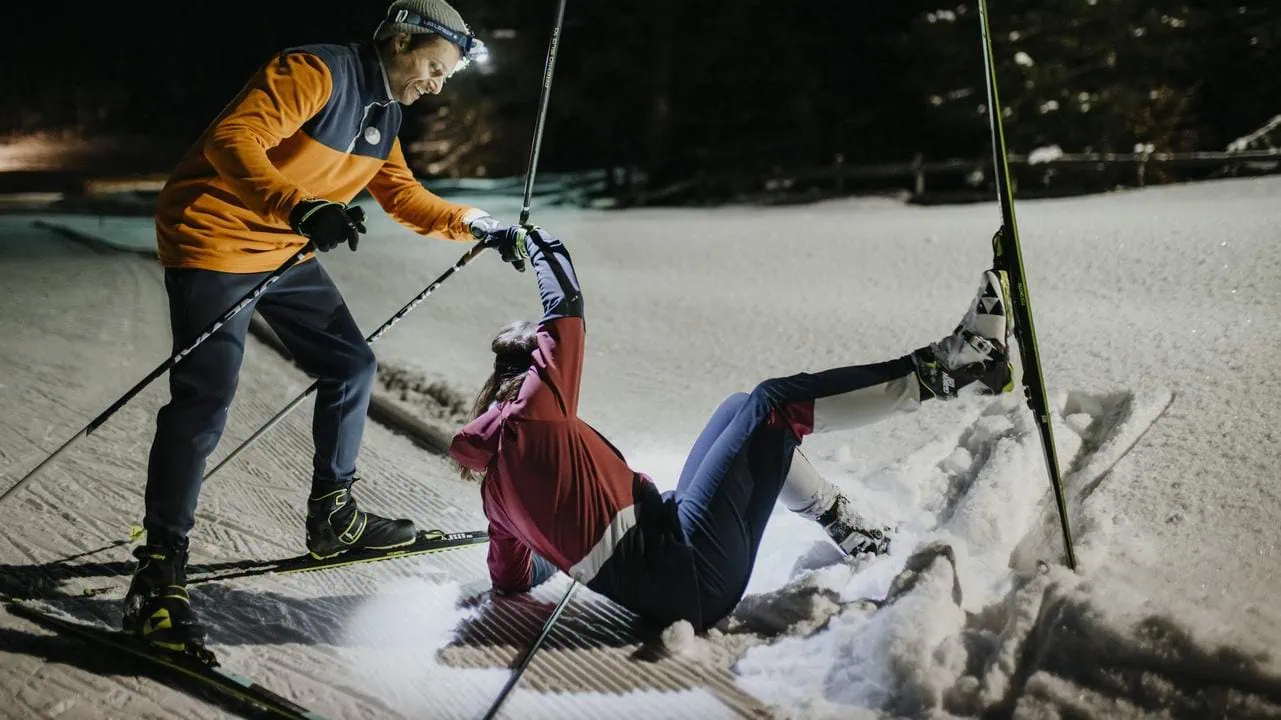 Snedskär i Seefeld längdskidåkare