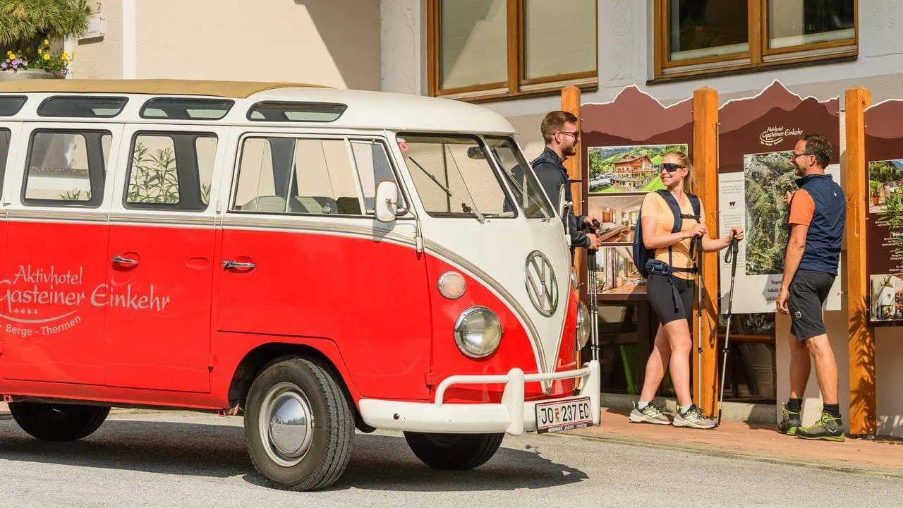 Vandringsbuss vandrare Aktivhotel Gasteiner Einkehr Dorfgastein