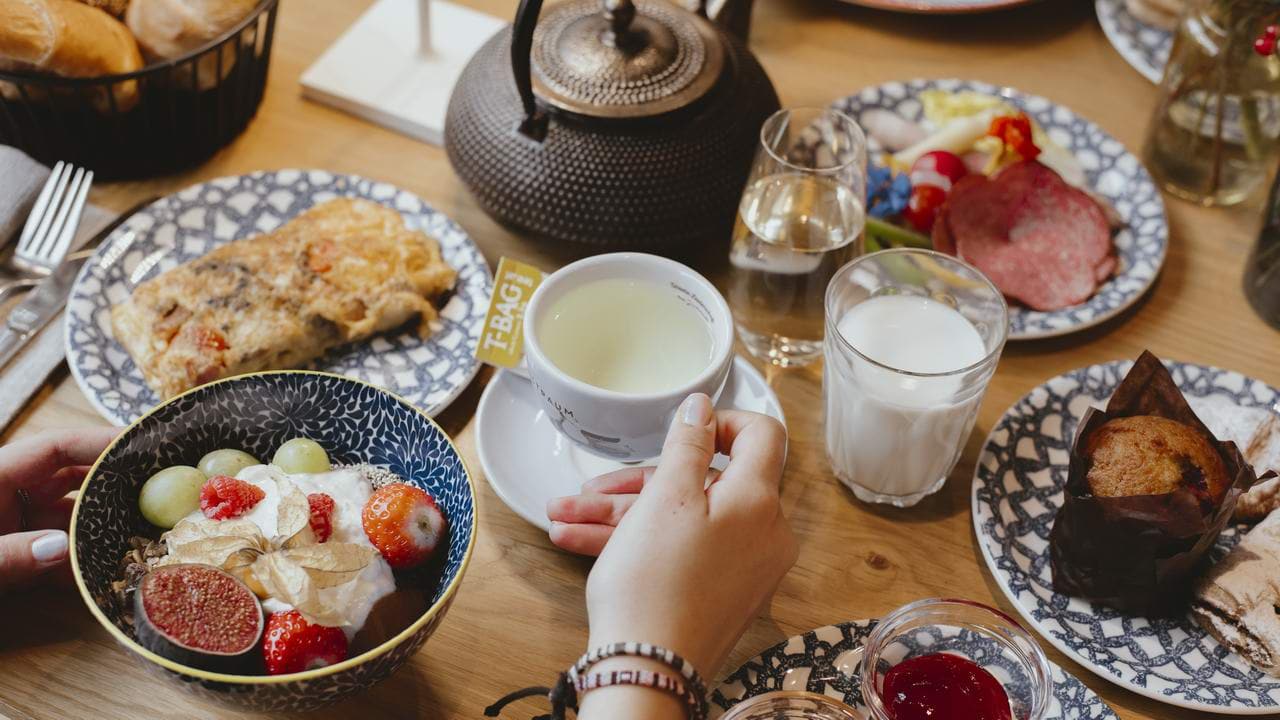 BBB Hotel Blü Frukostbord
