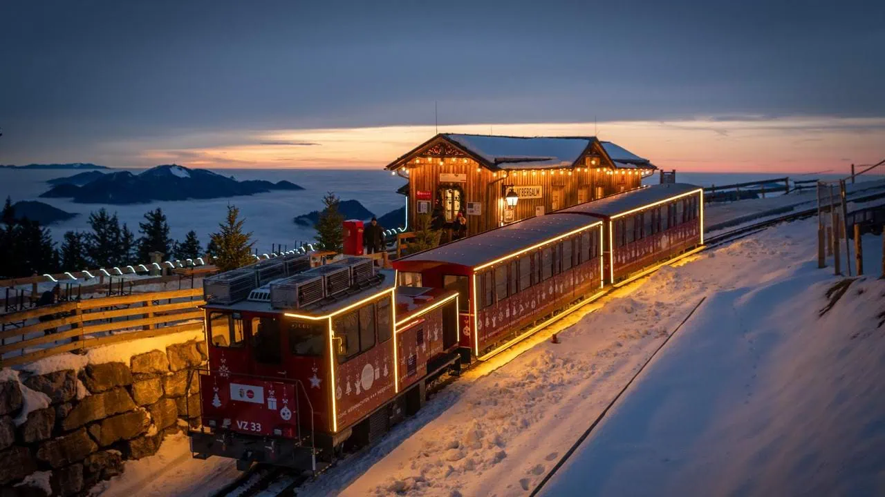 Schafbergtåget advent