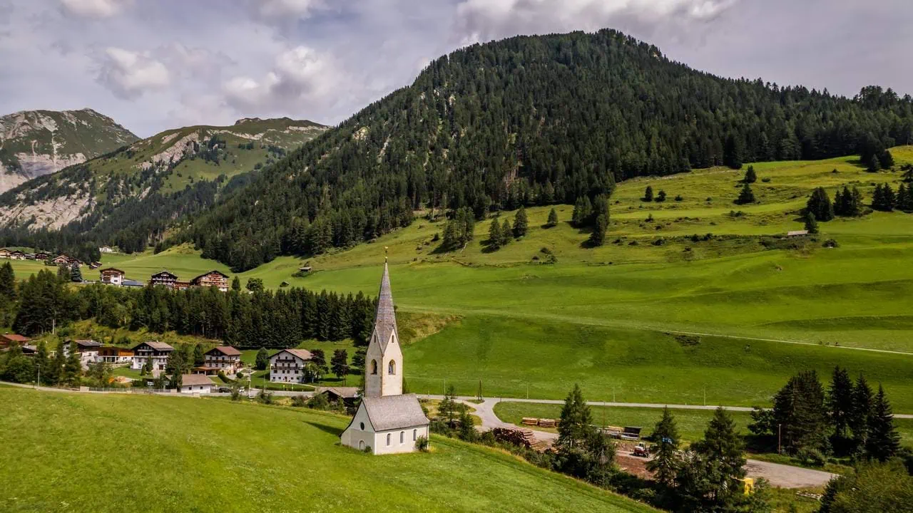 Östtyrolen Kals Grossglockner Georgkapellet