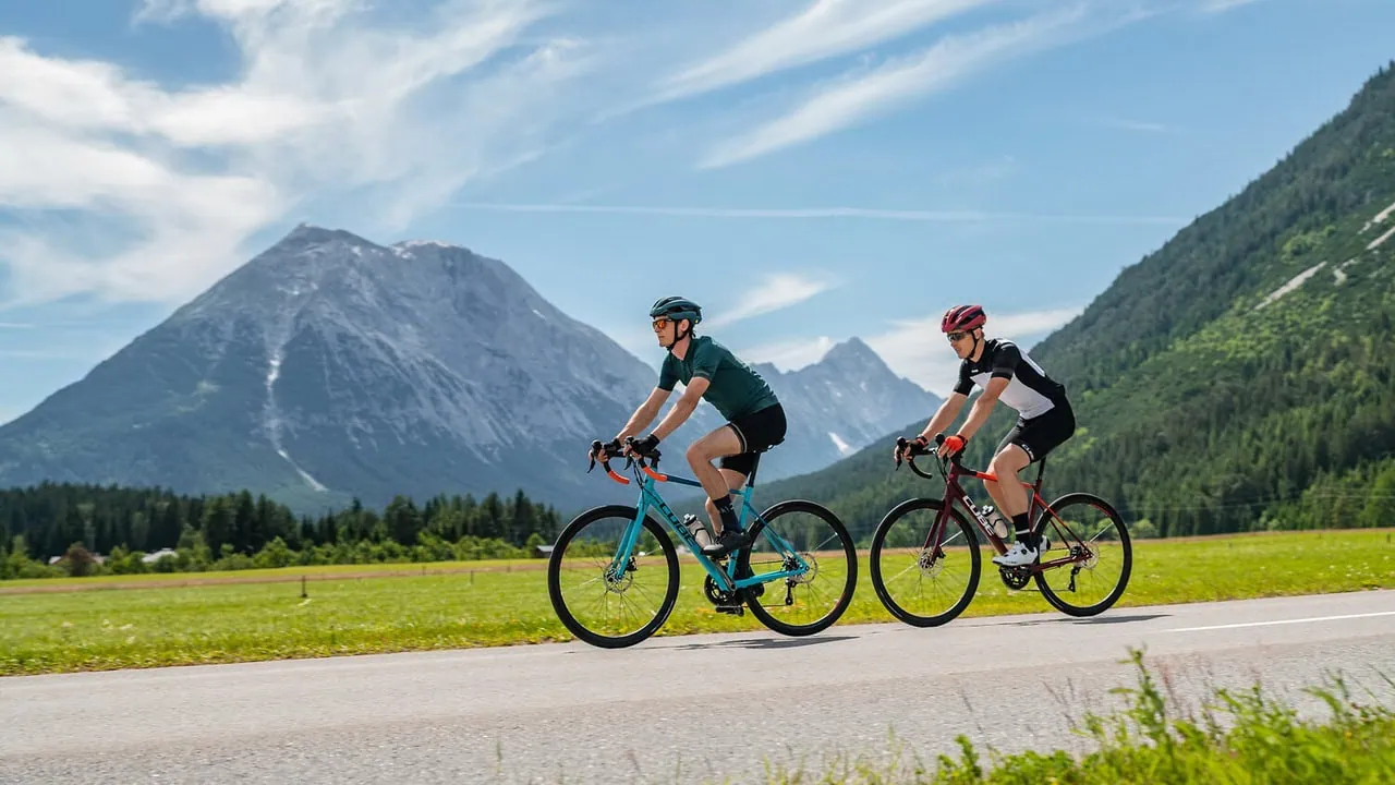 Landsvägcykling vid Leutasch Region Seefeld