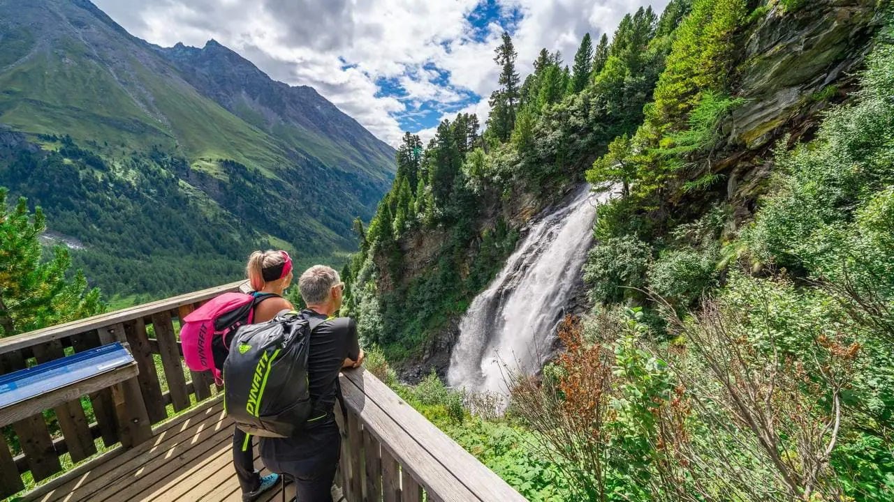Vattenfallet Stotzbach Östtyrolen Kals Grossglockner