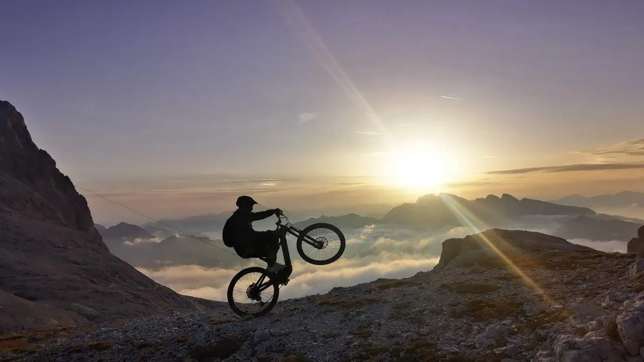 E-MTB i Dolomiterna